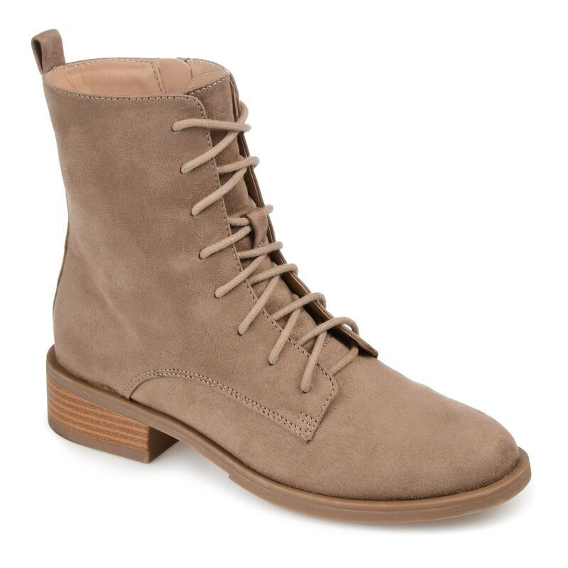 ジュルネ コレクション レディース シューズ ブーツ・レインブーツ Journee Collection Vienna Womens Combat Boots Taupe トープ