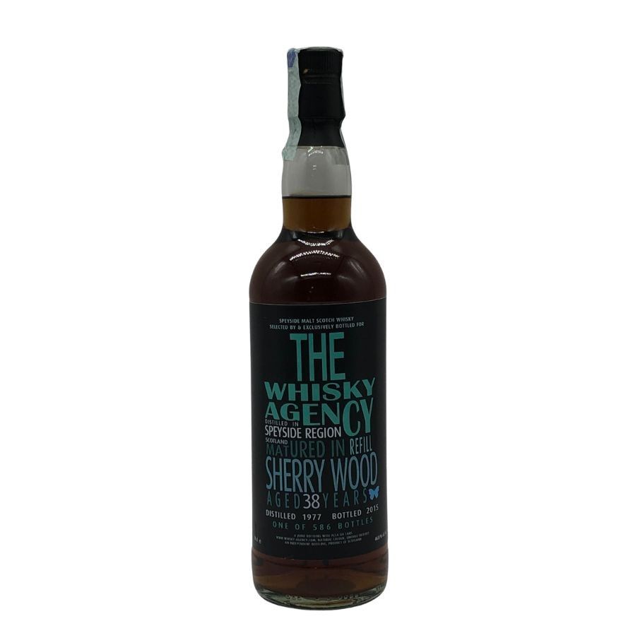 ウイスキーエージェンシー レターズ スペイサイド モルト リフィルシェリーウッド 38年 1977 700ml 46.8% THE WHISKY AGENCY スコッチウイスキー【同梱不可】【L0】