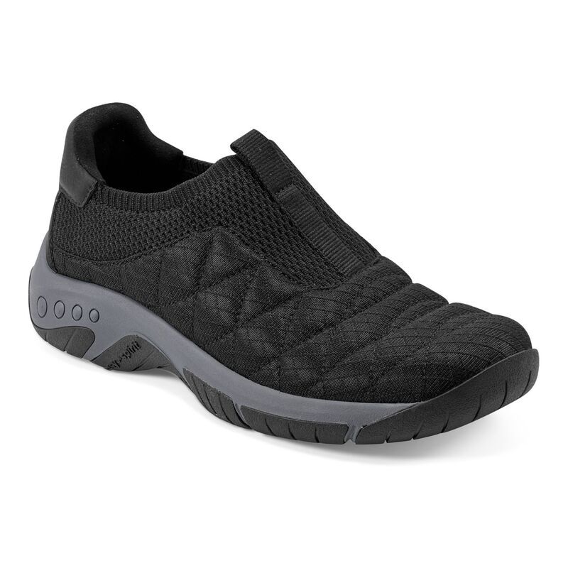 イージースピリット レディース シューズ スニーカー キルティング Easy Spirit Wallis Womens Quilted Slipon Sneakers Black ブラック