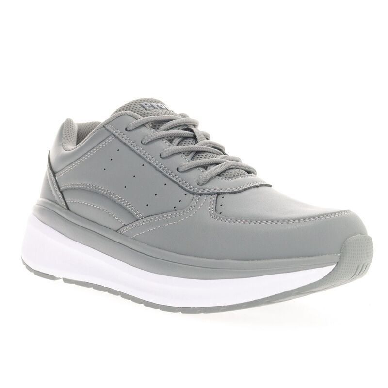 プロペット レディース シューズ スニーカー レザー Propet Ultima Womens Leather Sneakers Gray グレー