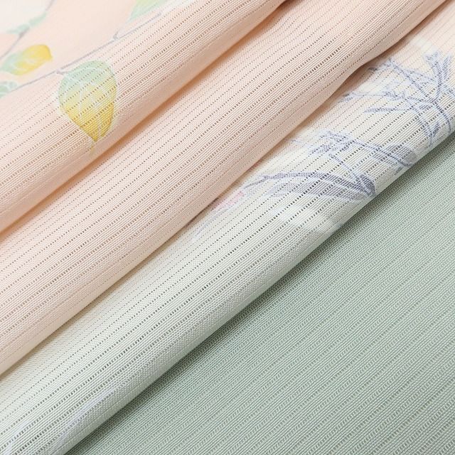 百華❀Y5106◇美品 夏着物 絽 正絹 手描き友禅 トールサイズ 手縫い
