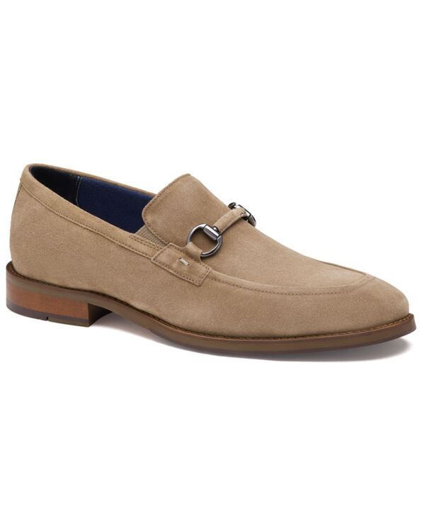 ジョンストンアンドマーフィー メンズ シューズ スリッポン・ローファー Johnston Murphy Mens Landry Bit SlipOn Shoes Taupe Suede トープ