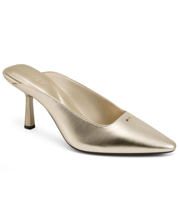 ダナ キャラン ニューヨーク レディース シューズ スリッポン・ローファー DKNY Womens Netta SlipOn Mule Pumps Platino