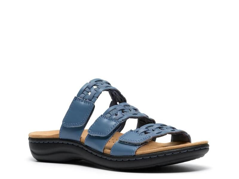 クラークス レディース シューズ サンダル ClarksLaurieann Emma Sandal Blue ブルー
