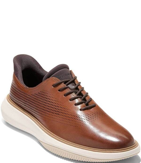 コールハーン メンズ シューズ オックスフォード Cole Haan Mens Grand Phaze QuickOn Oxfords British TanDark NaturalIvory アイボ