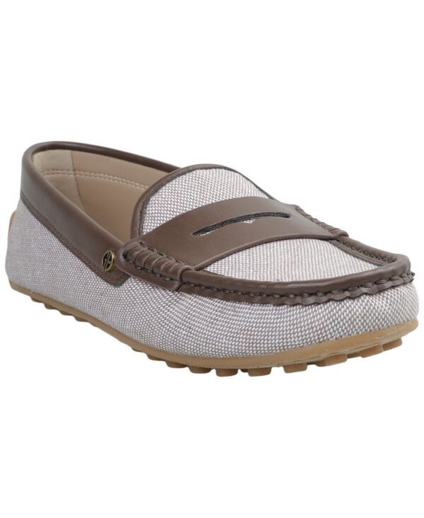 ジャーニ ベルニーニ レディース シューズ スリッポン・ローファー Giani Bernini Womens Carinna Slip On Driver Loafers Brown Canvas ブ