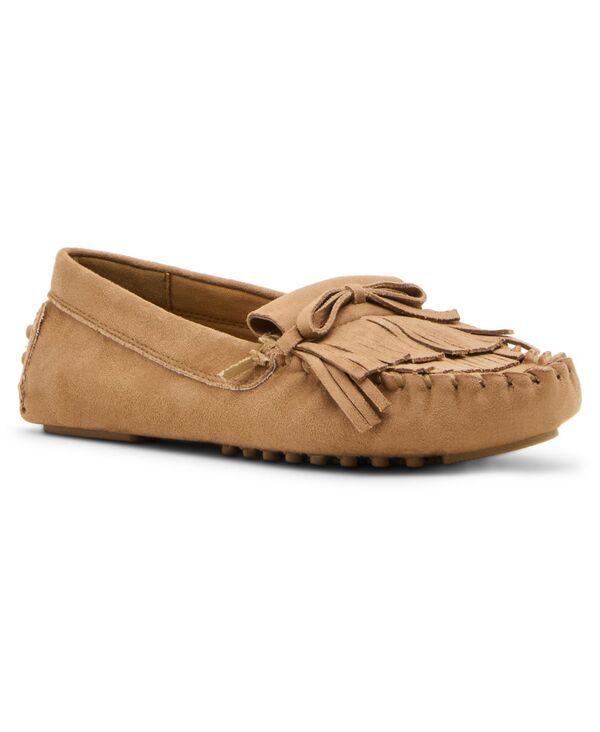 アンクライン レディース シューズ スリッポン・ローファー Anne Klein Womens Cali Kiltie Driver Loafersand Suede サンド