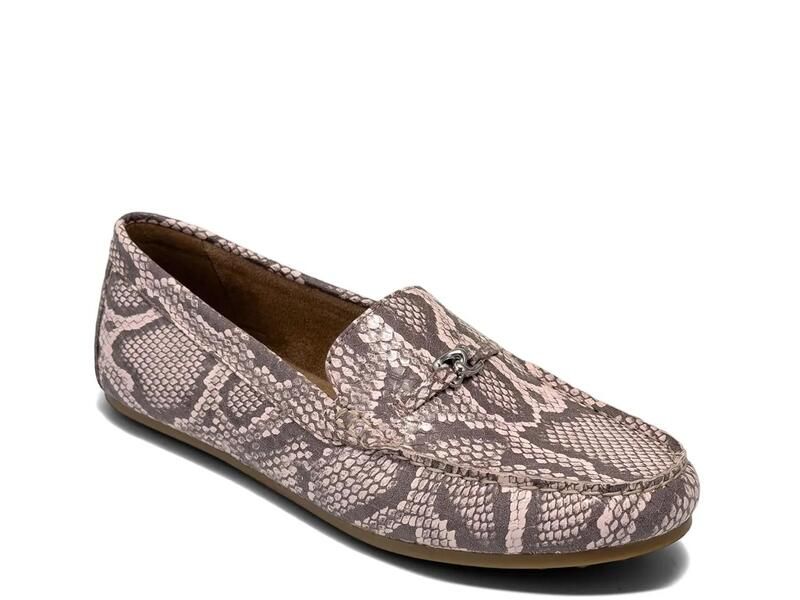 エアロソールズ レディース シューズ スリッポン・ローファー Aerosoles Drita Loafer Light Pink Snake Print ピンク