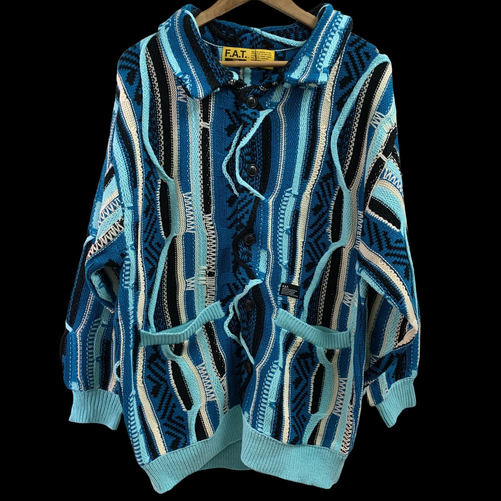 [むつ75-061201][併売] F.A.T FOOGIGAN ニット TITCHサイズ Sサイズ[中古][メンズ]