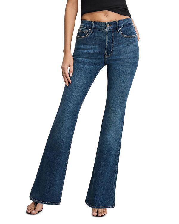 グッドアメリカン レディース ボトムス デニムパンツ ジーンズ Good American Good Legs Flare Jeans 004 Blue 004 ブルー