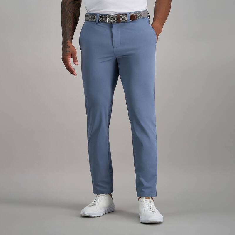 ハガー レディース ボトムス カジュアルパンツ Haggar Mensportravel Performance Athletic Fit Pants Med Blue ブルー