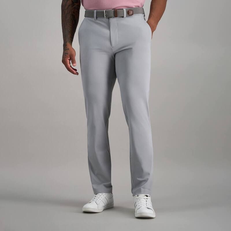 ハガー レディース ボトムス カジュアルパンツ Haggar Mensportravel Performance Athletic Fit Pants Lt Gray グレー