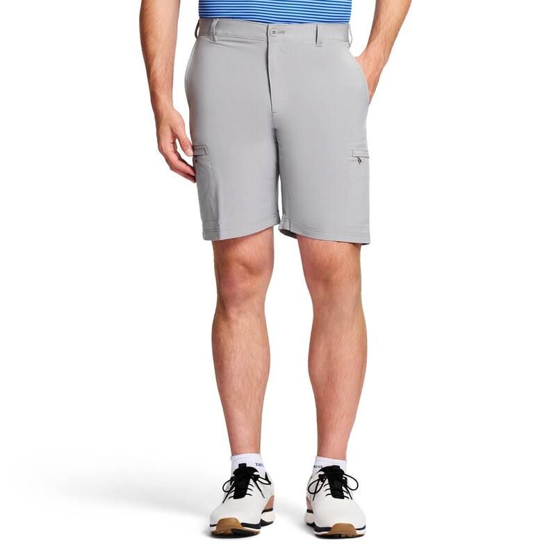 アイゾッド レディース ボトムス ハーフパンツ・ショーツ ショートパンツ Mens IZOD 95in Golf Swingflex Cargo Shorts Cinderblock