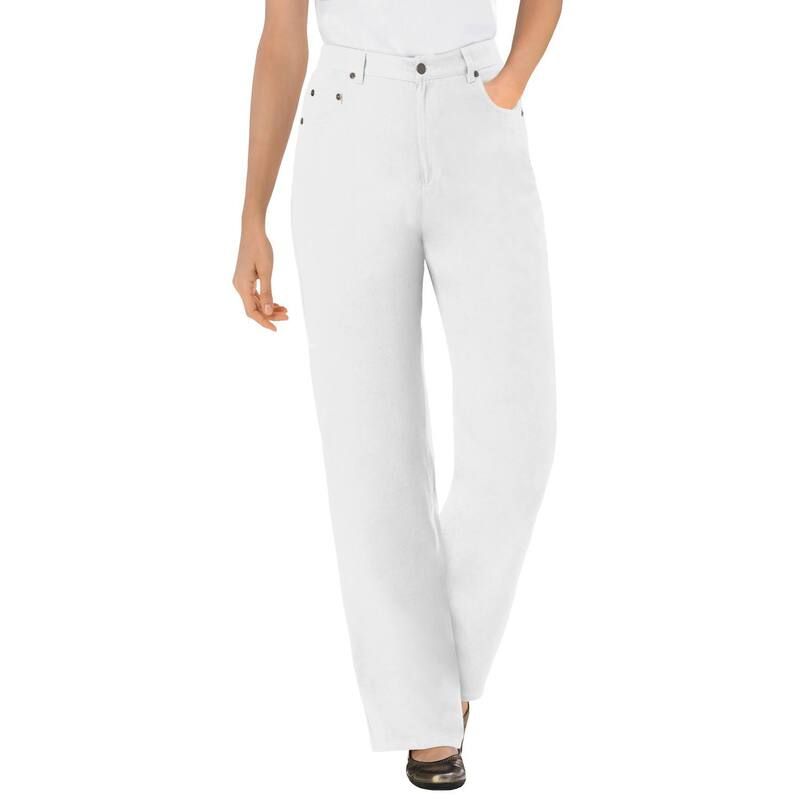 ウーマン ウィズイン レディース ボトムス デニムパンツ プラスサイズ トール コットン ジーンズ Woman Within Plusize Tall Perfect Relaxed AllCotto