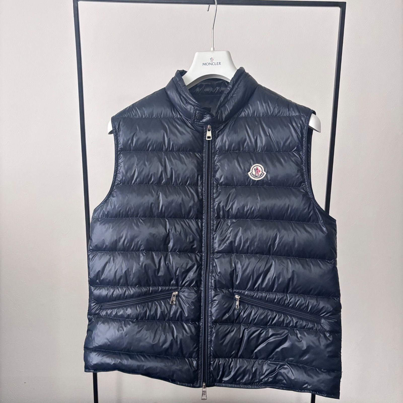 モンクレール MONCLER GUI★ダウンベスト★ネイビー★サイズ3★ GILET
