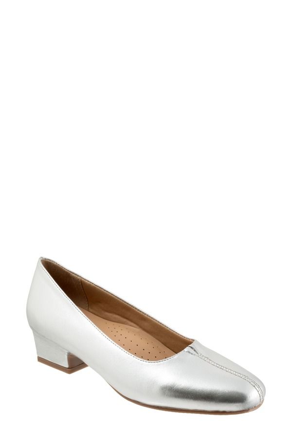 トロッターズ レディース シューズ ヒール Trotters Doris Pump Silver シルバー