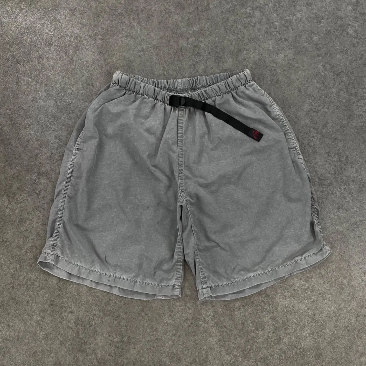 USA製 90s Vintage GRAMICCI グラミチ ハーフパンツ クライミングショーツ ショートパンツ ナイロンショーツ グレー ヴィンテージ ビンテージ メンズ