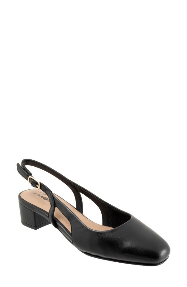 トロッターズ レディース シューズ ヒール Trotters Dottie Slingback Pump Black ブラック