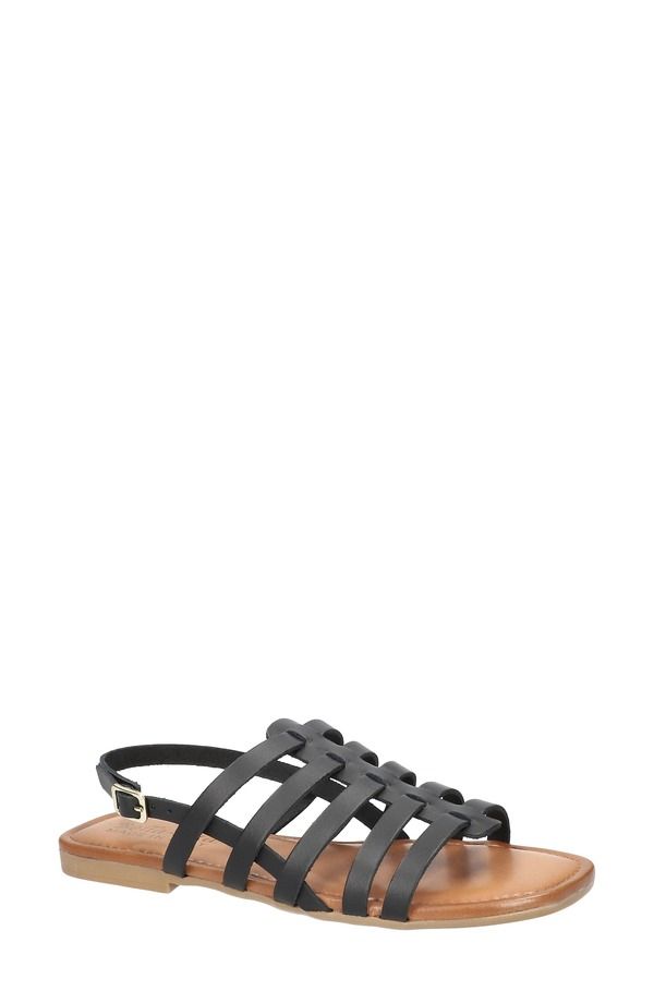 ベラヴィータ レディース シューズ サンダル Bella Vita UmaItaly Cage Sandal Black Leather ブラック