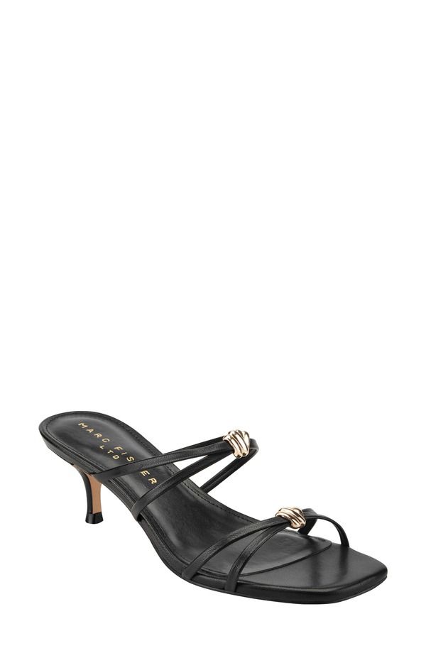 マーク・フィッシャー レディース シューズ ヒール サンダル Marc Fisher LTD Baizel Strappy Slide Sandal Black ブラック 20,425円