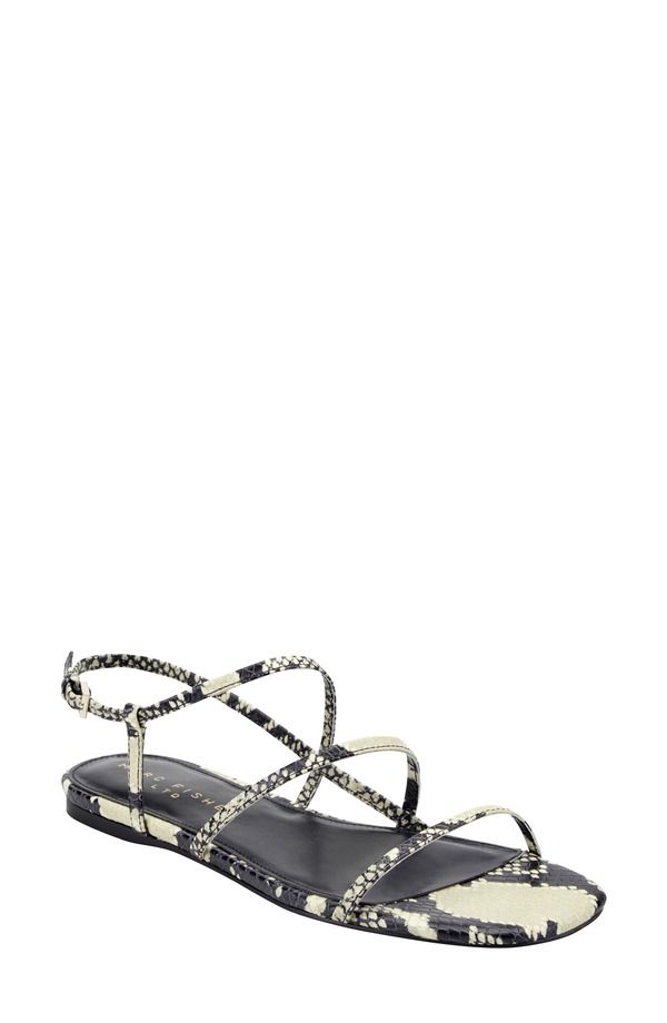 マーク・フィッシャー レディース シューズ サンダル Marc Fisher LTD Elysha Slingback Sandal Bone Snakembossed
