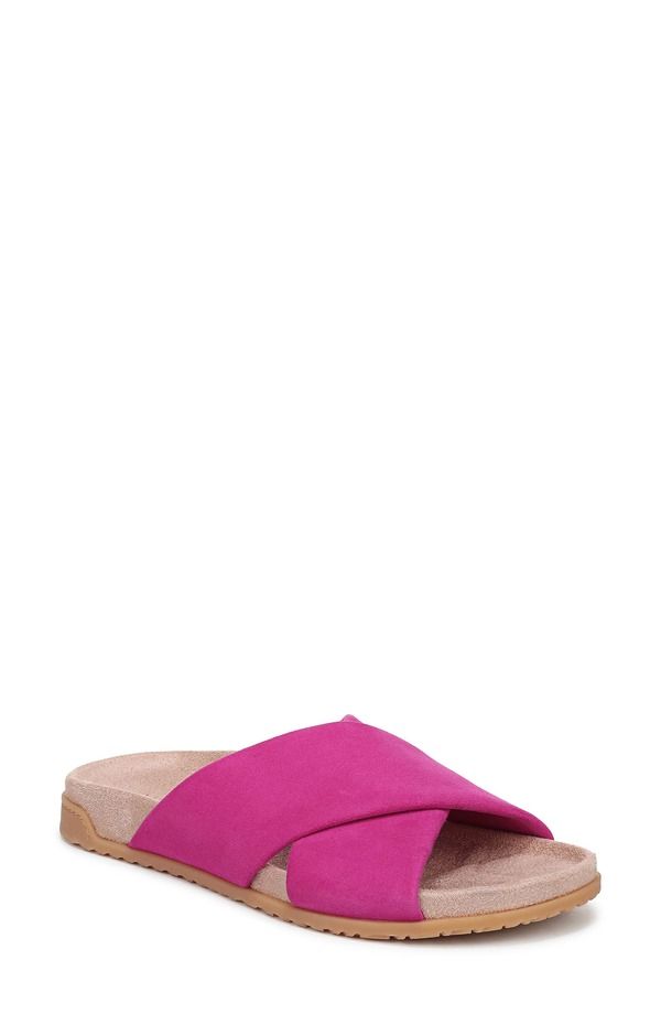 バイオニック レディース シューズ サンダル Vionic Etna Crossover Slide Sandal Rose Violet バイオレット