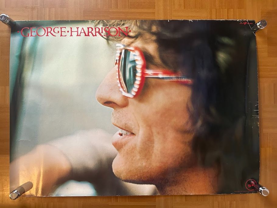 ジョージ・ハリスン George Harrison / 33 1/3 Thirty Three & 1/3 1976年 アルバム・プロモーション用ポスター A1サイズ 594x840mm