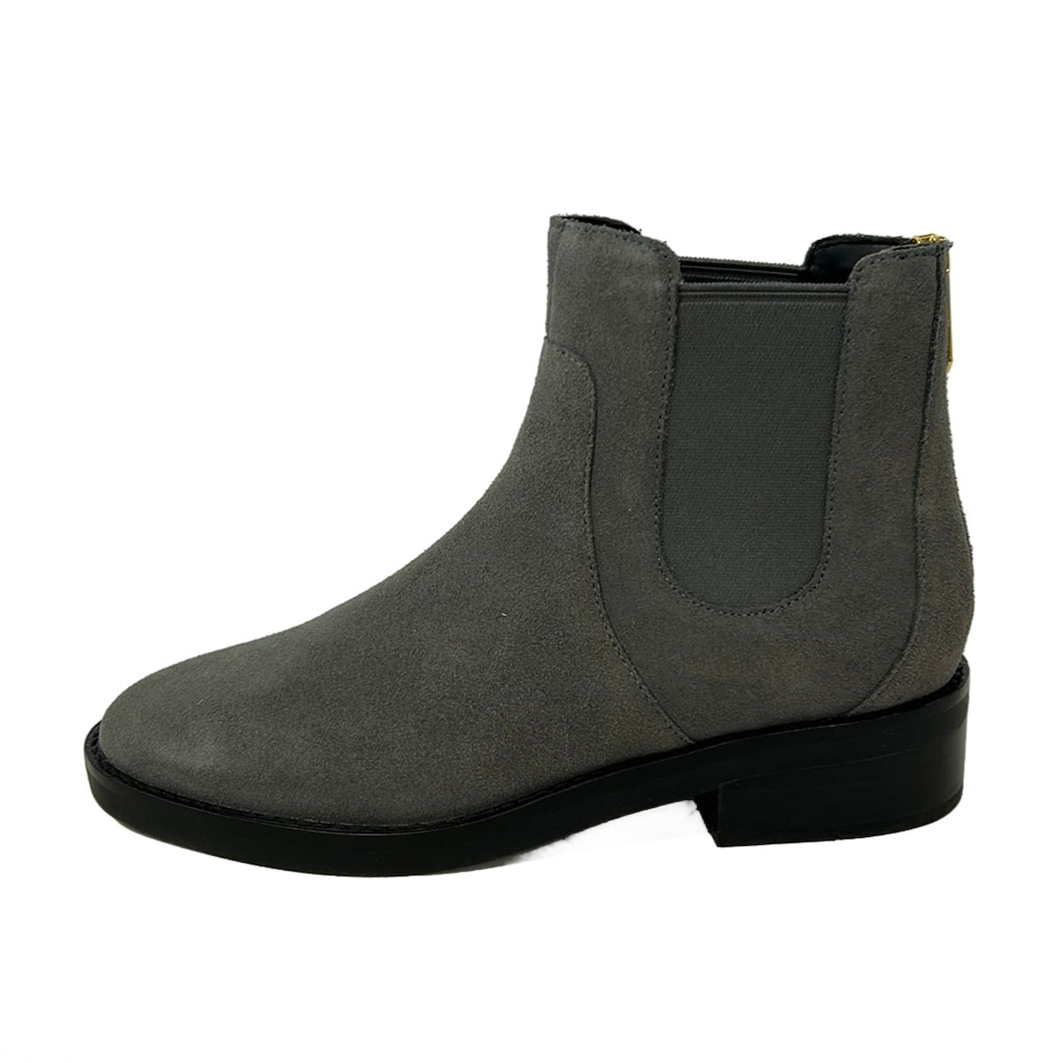 COLE HAAN(コールハーン) ショートブーツ 6 B レディース - グレー サイドゴア/ウォータープルーフ