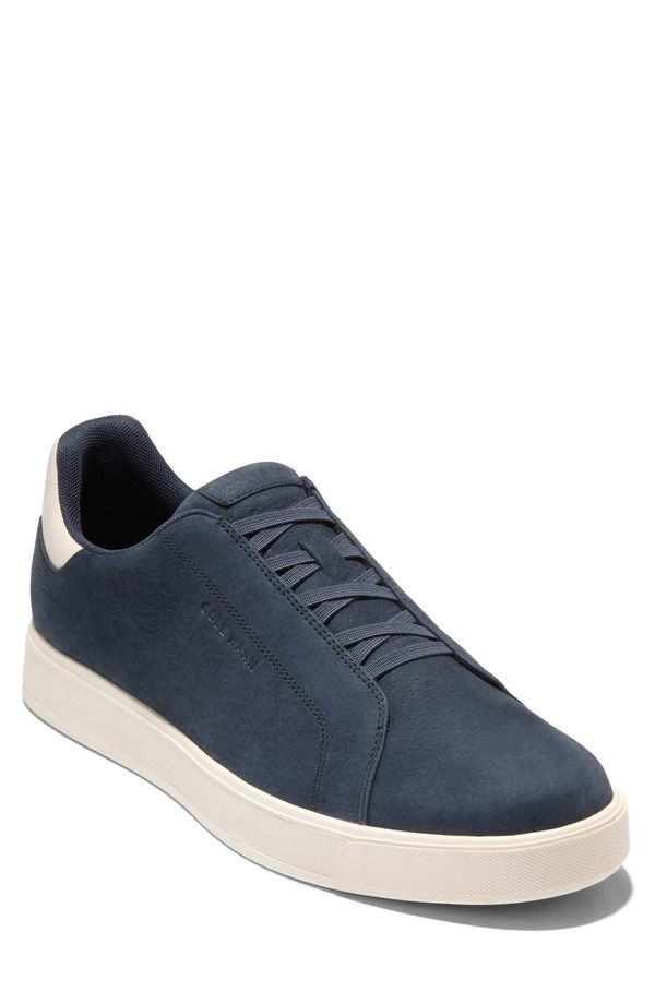 コールハーン メンズ シューズ スニーカー Cole Haan GrandPro Luxe SlipOn Sneaker Navy Blazer Nubuck Ivory アイボリー