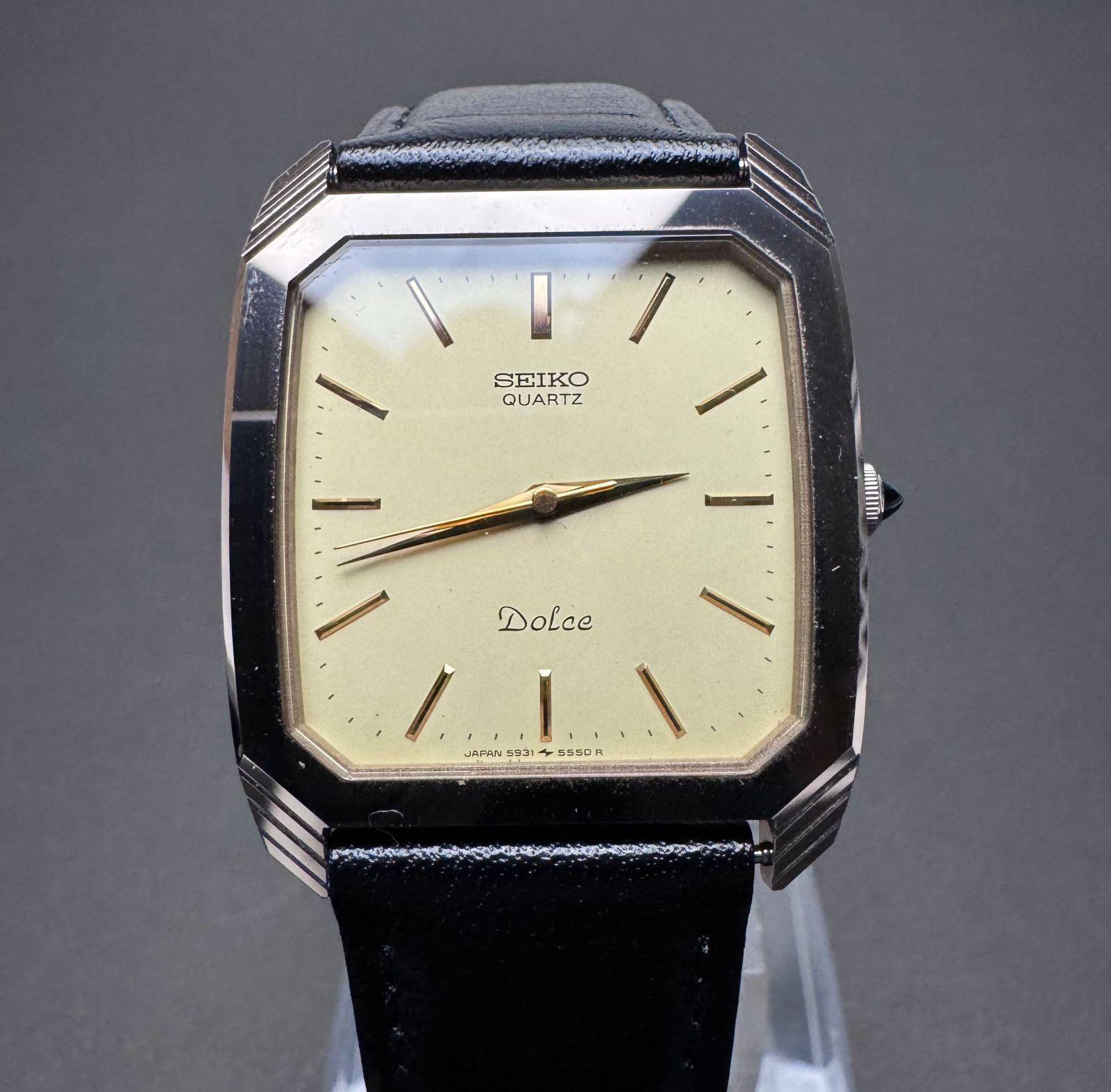稼働品 SEIKO セイコー Dolce ドルチェ メンズ 腕時計 ゴールド 