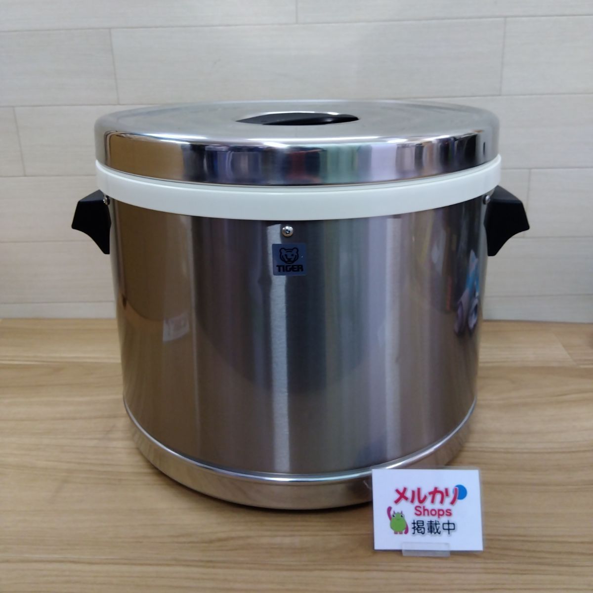 【未使用・保管品】タイガー 業務用ステンレスジャー JFMシリーズ おひつタイプ 保温専用容器 つゆ取り(付属品あり)　送料無料　4134