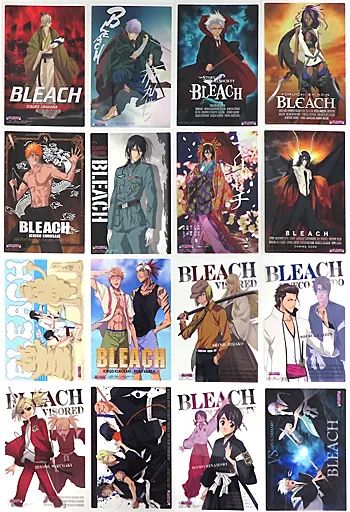 【中古】キャラカード 全16種セット 「ジャンボカードダスEX BLEACH-ブリーチ- クリアソウルプレート2」