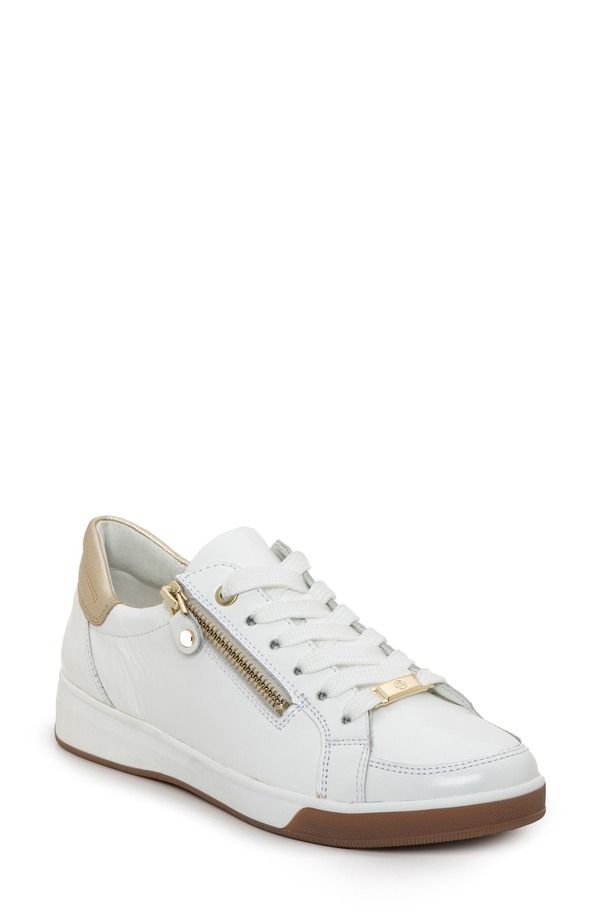アラ レディース シューズ スニーカー ara Rei Low Sneaker White Platino Accents ホワイト
