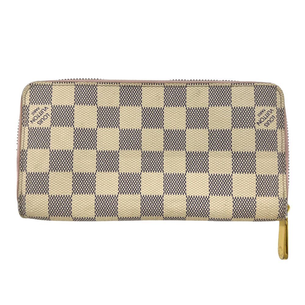 【玉津店 中古】LOUIS VUITTON（ルイヴィトン） ダミエアズール ジッピーウォレット ローズバレリーヌ ラウンドファスナー長財布 M63503 GI0189 TA2601033