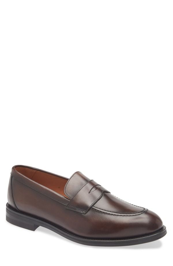 ジェントルソウルズ メンズ シューズ ローファー Gentle Souls Porto Penny Loafer Cognac