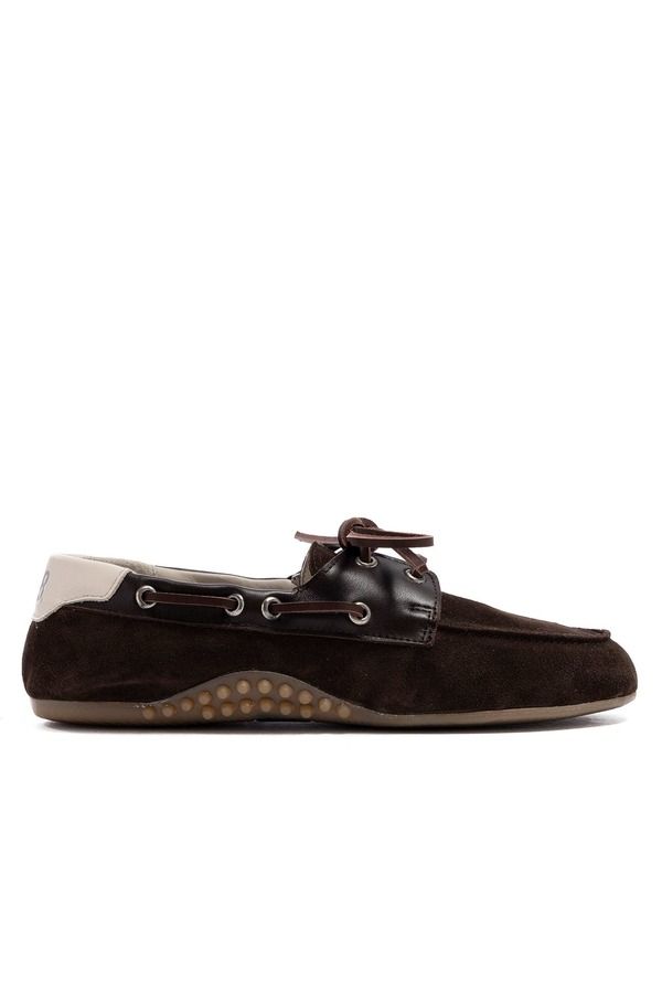 ピーフォーフォーエイト レディース シューズ スリッポン・ローファー P448 Antibes Boat Shoe Mocha モカ
