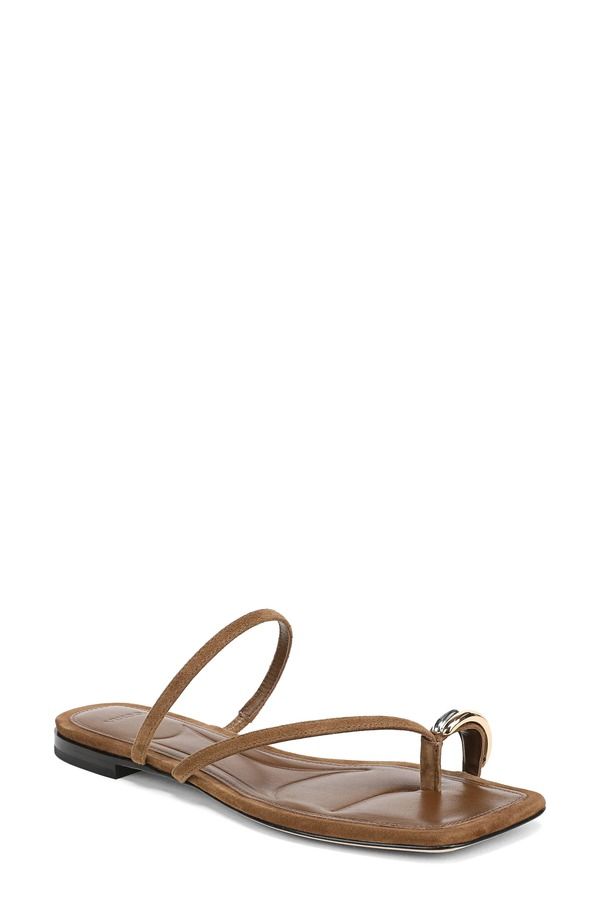 ヴィンス レディース シューズ サンダル Vince Polli Toe Loop Sandal Elmwood