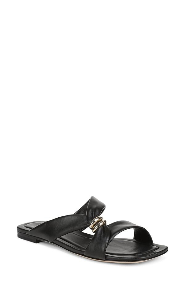 ヴィンス レディース シューズ サンダル Vince Vilma TwoStrap Sandal Black ブラック