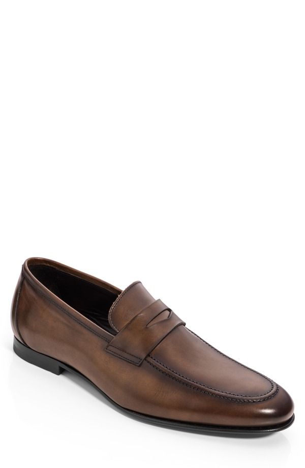 トゥーブート メンズ シューズ ローファー TO BOOT NEW YORK Aldrin Penny Loafer Brown ブラウン