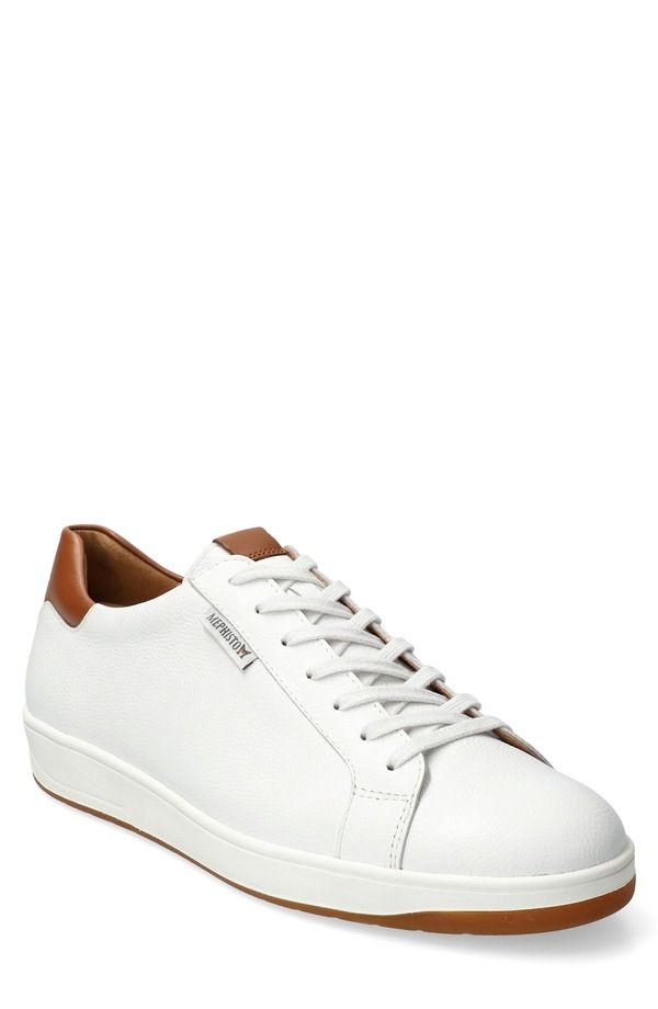 メフィスト メンズ シューズ スニーカー Mephisto Hasko Low Top Sneaker White ホワイト