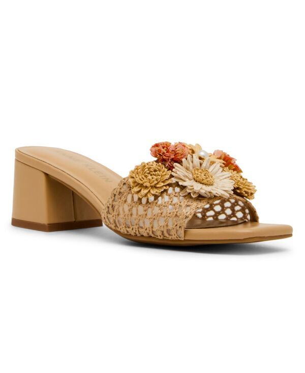 【送料無料】 アンクライン レディース スリッポン・ローファー シューズ Womens Dia SlipOn Dress Sandals Raffia Multi