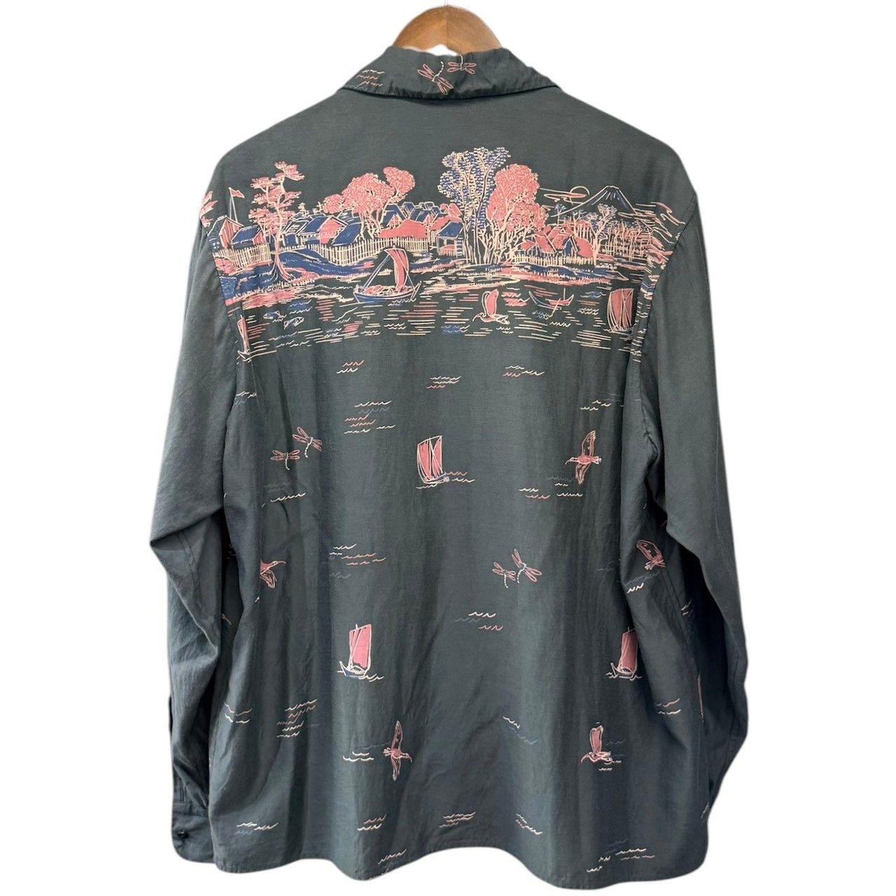 NICENESS ナイスネス 26SS B.PALMER Port Print Board Shirt オープン 