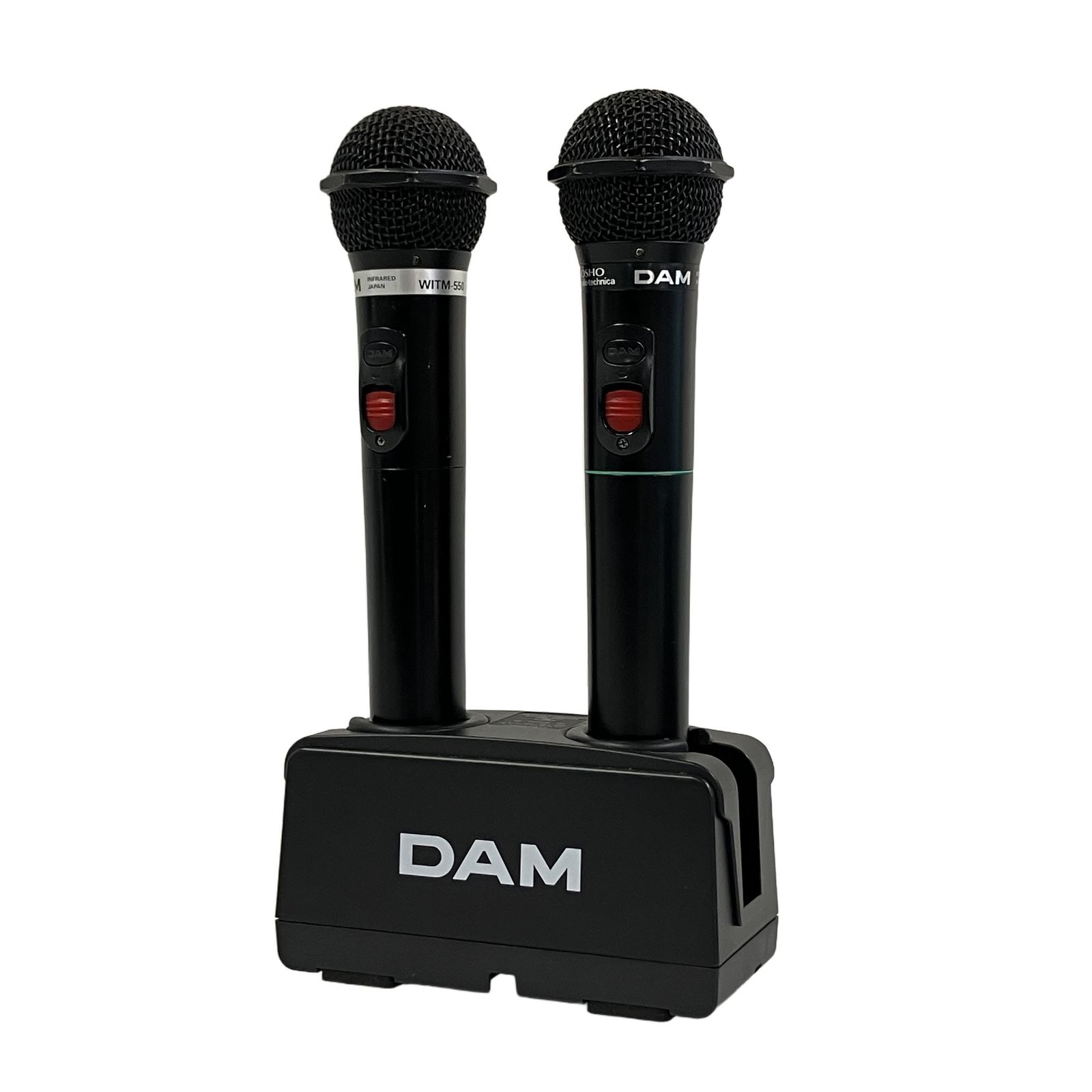 DAM WITM-500 新品未使用　マイク 第一興商 DAM WITM-500 カラオケ マイク 赤外線 ワイヤレス 2本セット