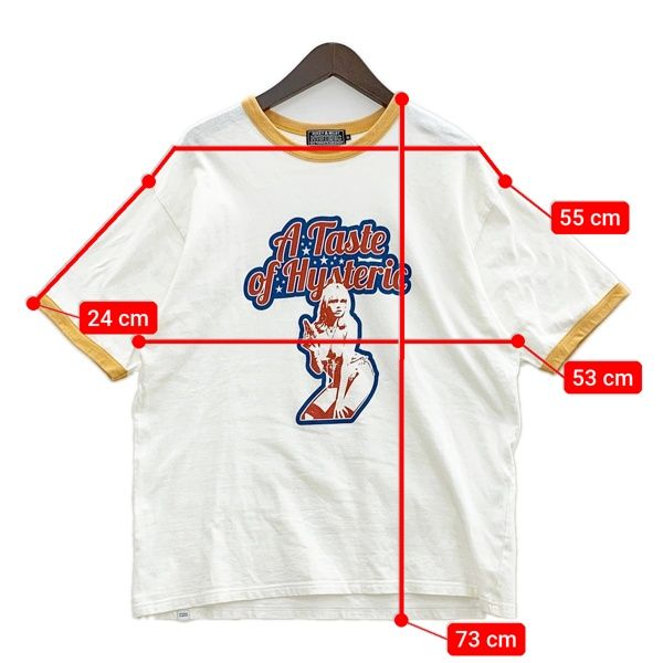 HYSTERIC GLAMOUR ヒステリックグラマー TASTE OF HYSTERIC Tシャツ