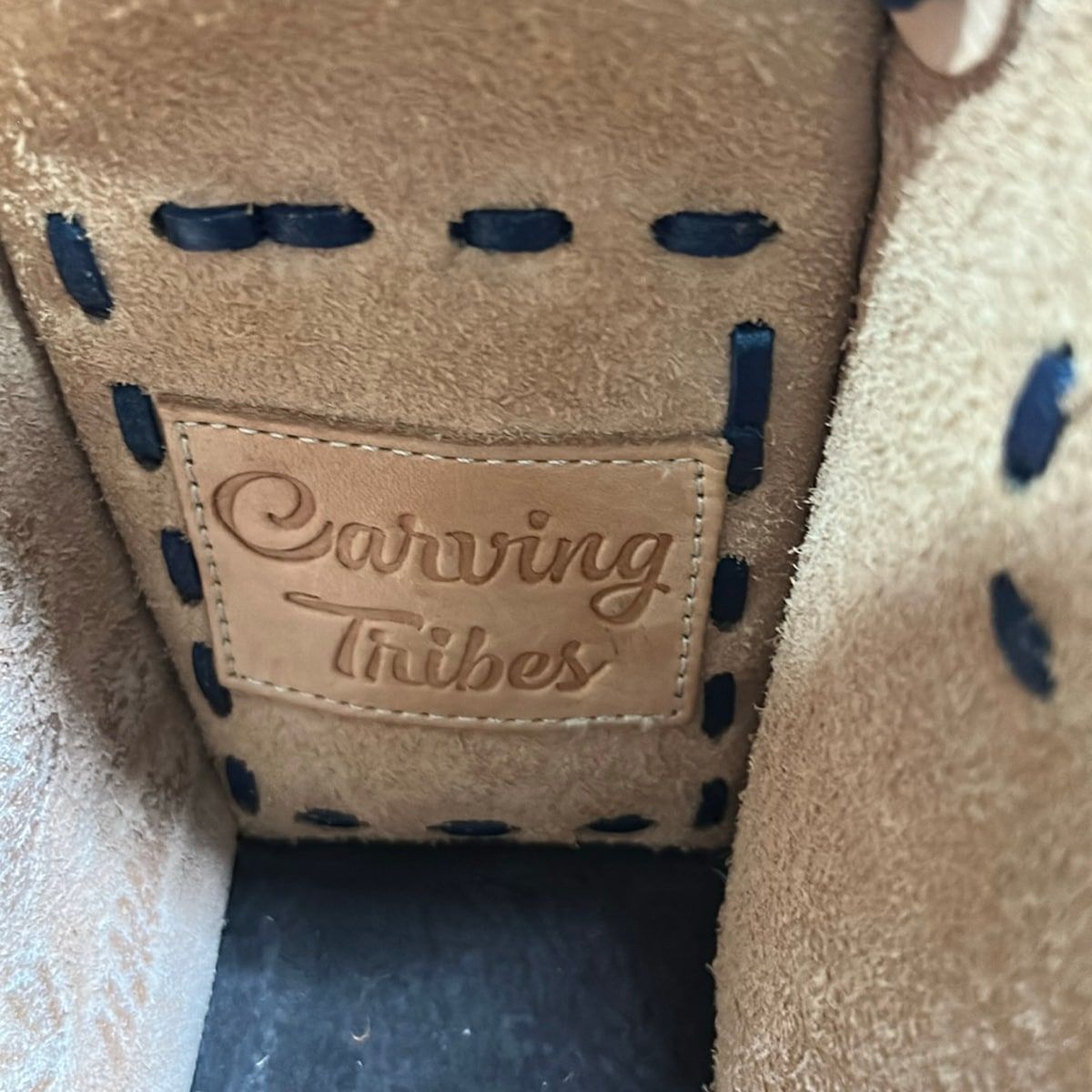 Carving Tribes(カービングトライブス) ハンドバッグ - ネイビー 