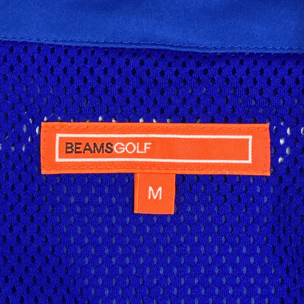 サイズ：M BEAMS GOLF ビームスゴルフ 裏メッシュ 長袖 ジップ