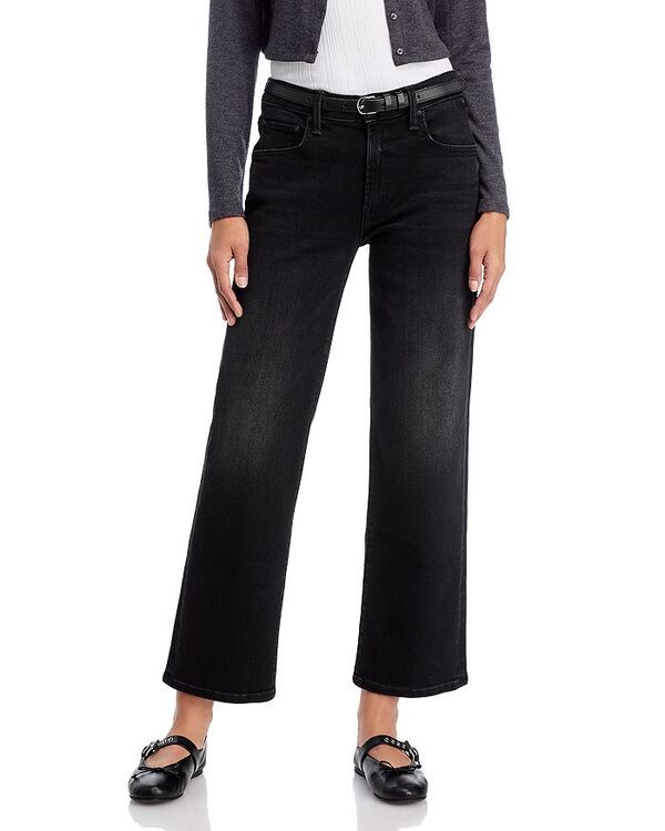 マザー レディース ボトムス デニムパンツ ジーンズ MOTHER The Mid Rise Rambler Zip Flood Jeans in Spiked Hair Art Flair Spik