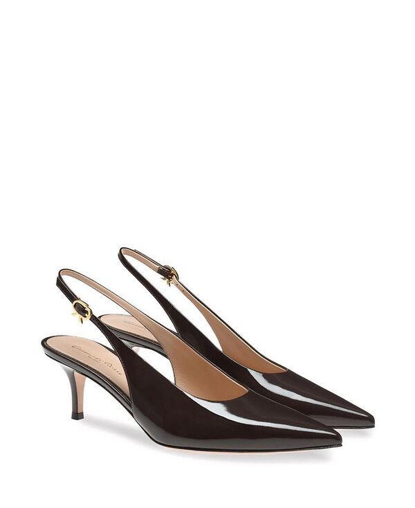 ジャンヴィト ロッシ レディース シューズ パンプス Gianvito Rossi Womens Robbie Sling 55 Pumps Red Nappa Leather レッド