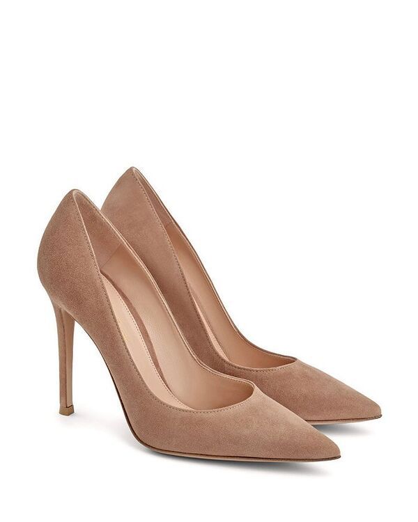 ジャンヴィト ロッシ レディース シューズ パンプス Gianvito Rossi Womens Gianvito 105 Pumps Brown Suede ブラウン