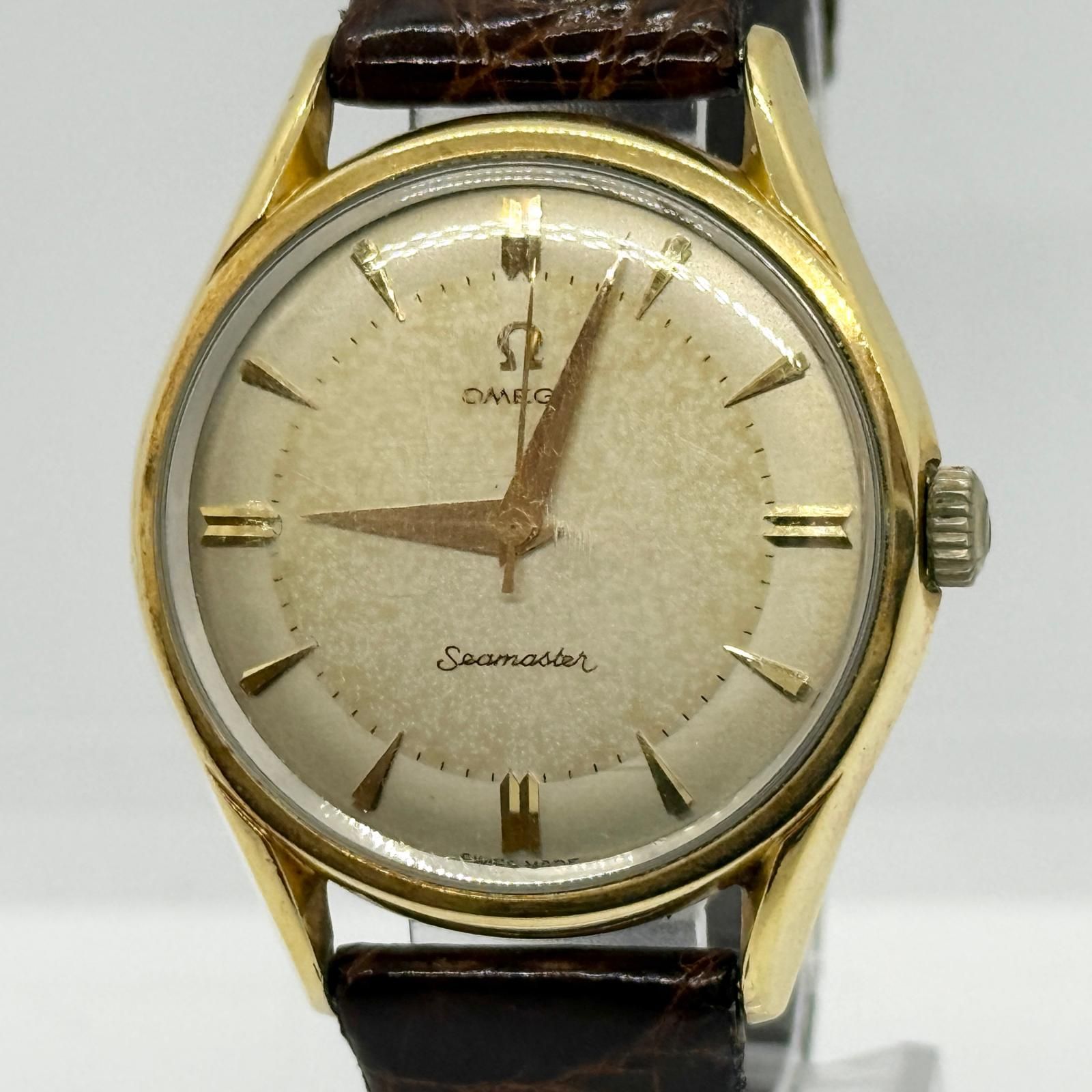OMEGA オメガ SEAMASTER シーマスター シルバー 手巻き メンズ 腕時計 稼働品